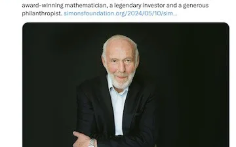 量化之王！最富有的数学家西蒙斯爽文男主的一生